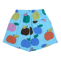 Jelly Mallow Colorful Apple  Shorts | Light Blue