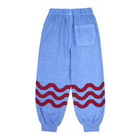 Jelly Mallow Wave Pigment Lounge Pants | Blue