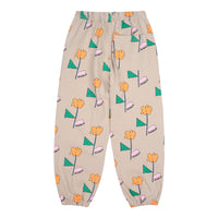 Jelly Mallow Orange Flower Lounge Pants | Beige