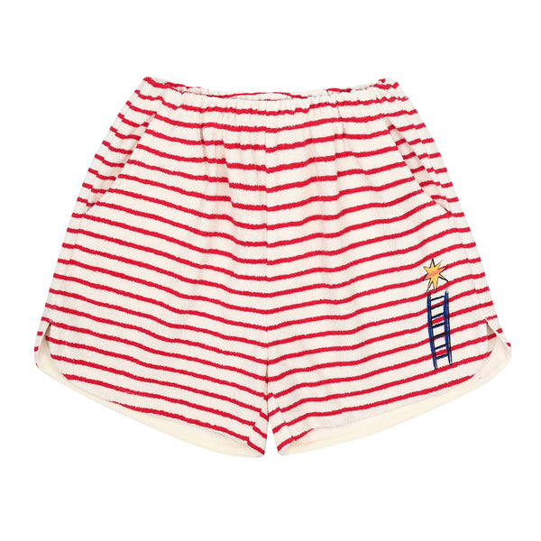 Jelly Mallow Star Shorts | Red