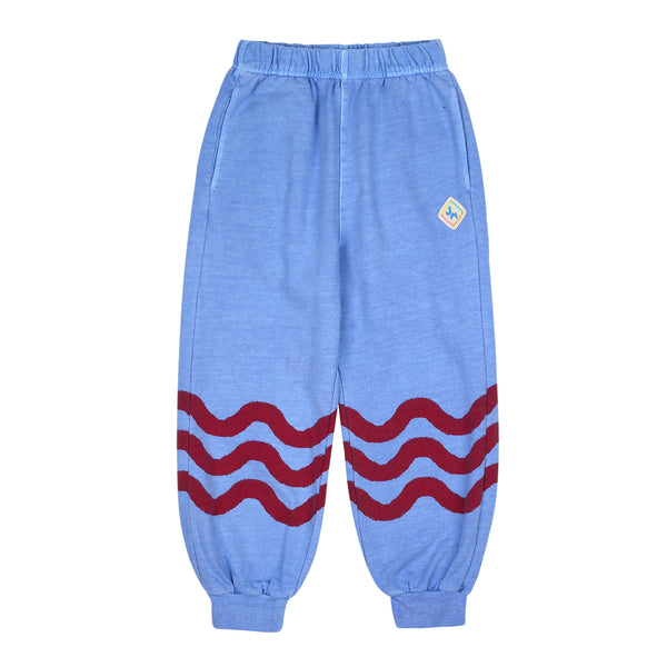 Jelly Mallow Wave Pigment Lounge Pants | Blue