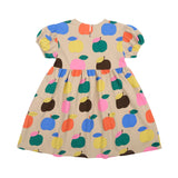 Jelly Mallow Colorful Apples Dress | Beige