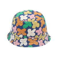 Jelly Mallow Flower Bucket Hat | Navy