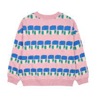 Jelly Mallow Big Flower Sweatshirt | Pink