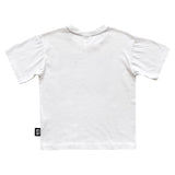 Little Man Happy WAVES SKATE TEE | WHITE