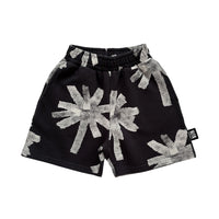 Little Man Happy PALMS BOARD SHORTS | MIDNIGHT BLACK