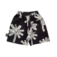 Little Man Happy PALMS BOARD SHORTS | MIDNIGHT BLACK