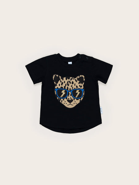 Huxbaby Cool Cat T-Shirt | Black