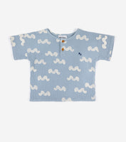 Bobo Choses Baby Waves all over Shirt