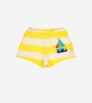 Bobo Choses Baby Yellow Stripes Shorts