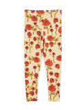 Mini Rodini Rose AOP Leggings | Red