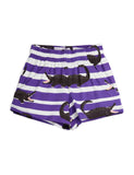 Mini Rodini Crocodile AOP Shorts | Purple