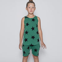 Nununu Star Tank Top | Moss Green