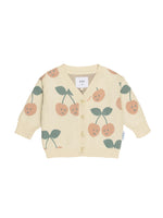 Huxbaby Cherry Knit Cardi  | Cherry Surprise Jacquard