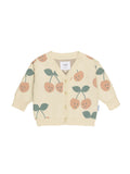 Huxbaby Cherry Knit Cardi  | Cherry Surprise Jacquard