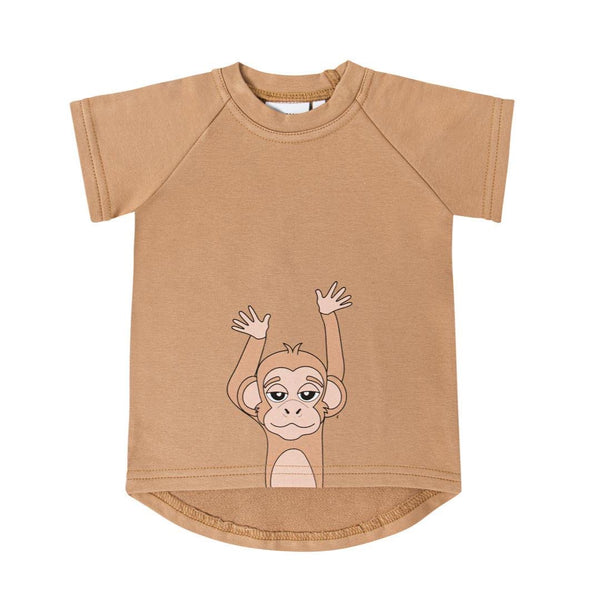 Dear Sophie T-Shirt | Monkey - Caramel