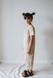 Beau Loves Wiggle Print Jumpsuit| Caramel