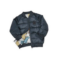 Huxbaby Reversible Bomber | B-Ball Dino