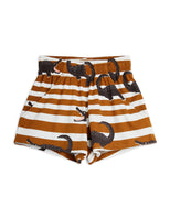 Mini Rodini Crocodile AOP Shorts | Brown