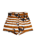 Mini Rodini Crocodile AOP Shorts | Brown