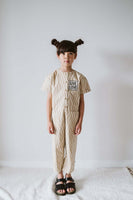 Beau Loves Wiggle Print Jumpsuit| Caramel