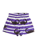 Mini Rodini Crocodile AOP Shorts | Purple