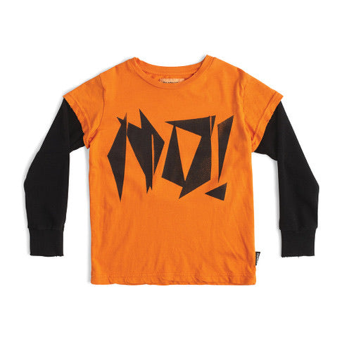 Nununu NO! T-Shirt LS | Orange