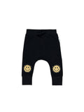 Huxbaby Sunny Bear Drop Crotch Pants | Black