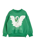 Mini Rodini Swan SP Sweatershirt | Green