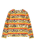 Mini Rodini Leopard Stripe AOP LS Tee | Multi