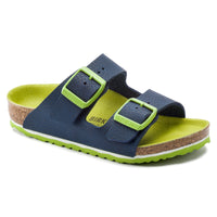 Birkenstock Arizona | Vibrant Blue - Green Hearts Pink