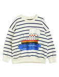 Mini Rodini Ferry Stripe SP Sweatshirt | Blue