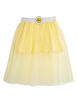 Mini Rodini Flower tulle skirt | Yellow