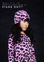 Rock Your Baby Lit Cloche | Pink Leopard - Green Hearts Pink