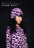 Rock Your Baby Lit Cloche | Pink Leopard - Green Hearts Pink