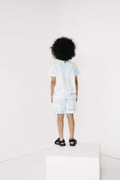 Beau Loves Tie Dye Shorts | Blue Clouds