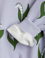 Mini Rodini Lily of the Valley AOP Sweatshirt | Purple