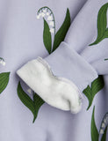 Mini Rodini Lily of the Valley AOP Sweatshirt | Purple