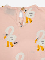 Bobo Choses Baby Pelican All Over Ruffle SS T-Shirt