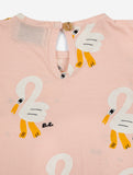 Bobo Choses Baby Pelican All Over Ruffle SS T-Shirt