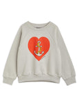 Mini Rodini Sailors Hearts SP Sweatshirt | Grey