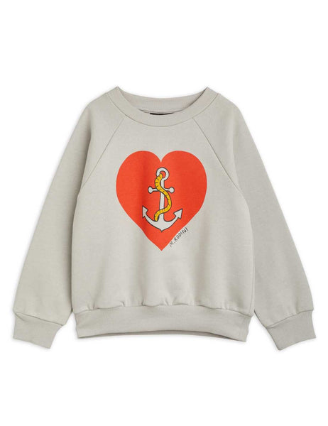 Mini Rodini Sailors Hearts SP Sweatshirt | Grey