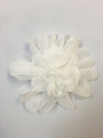 Mud Pie Chiffon Flower Headband | White - Green Hearts Pink