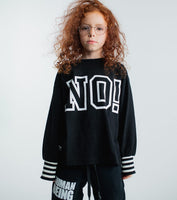 Nununu Team NO! T-Shirt LS | Black
