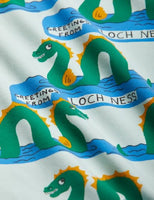 Mini Rodini Loch Ness AOP Leggings | Green