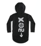 Nununu 2 Lengths Hoodie | Black