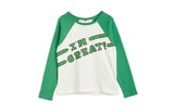 Mini Rodini I am Great SP Raglan LS Tee | Green