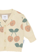 Huxbaby Cherry Knit Cardi  | Cherry Surprise Jacquard