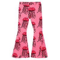 Kukukid Flared Trousers | Pink JellyFish