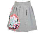 Kenzo Flower Skirt Reversible | Grey - Green Hearts Pink